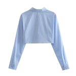 Shirt Manufacturer - OEM Custom PB&ZA Women 2022 Autumn Five-color Pocket