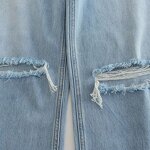 Jeans Manufacturer - OEM Custom PB&ZA Women 2023 Summer Two Color Holes
