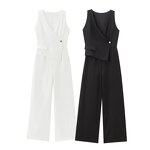 Jumpsuit Manufacturer - OEM Custom PB&ZA Women 2024 Summer Asymmetrical