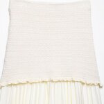 Skirts Manufacturer - OEM Custom PB&ZA Women 2025 Summer Patchwork Knitting