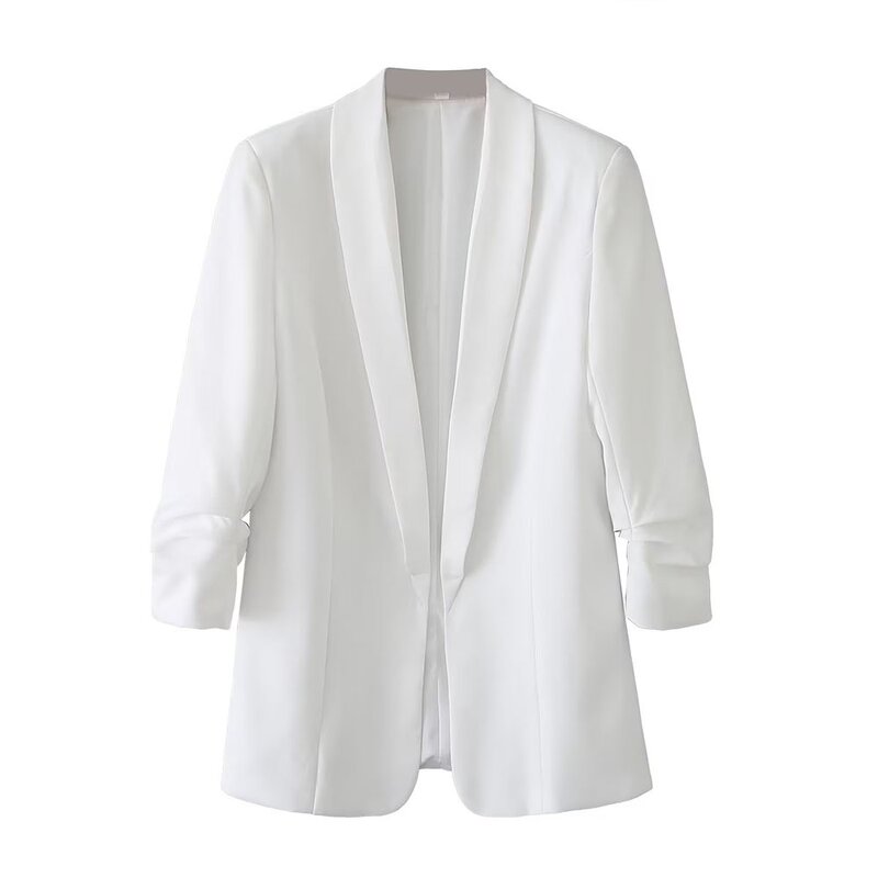 Blazer Coat Manufacturer - OEM Custom PB&ZA Women 2023 Spring Pleated