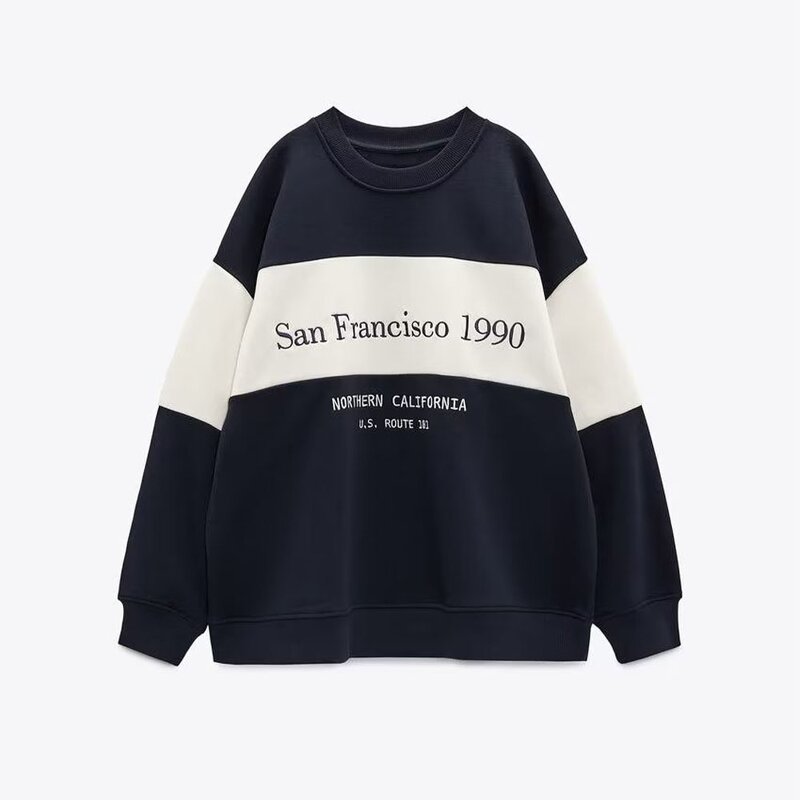 Hoodie Manufacturer - OEM Custom PB&ZA Women 2023 Spring Embroidered Text