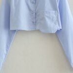 Shirt Manufacturer - OEM Custom PB&ZA Women 2022 Autumn Five-color Pocket