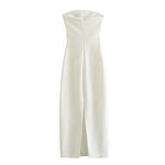 Dress Manufacturer - OEM Custom PB&ZA Women 2023 Summer MIDI Vintage