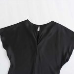 Dress Manufacturer - OEM Custom PB&ZA Women 2024 Spring Silk Satin MIDI