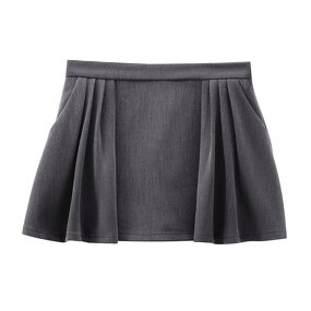 Short Skirt Manufacturer - OEM Custom PB&ZA Women 2025 Spring Pleated Body