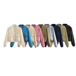 Jacket Coat Manufacturer - OEM Custom PB&ZA Women 2023 Spring Big Pocket