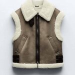 Fur Waistcoat Manufacturer - OEM Custom PB&ZA Women 2023 Fashion Leisure