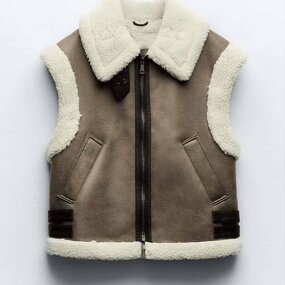 Fur Waistcoat Manufacturer - OEM Custom PB&ZA Women 2023 Fashion Leisure