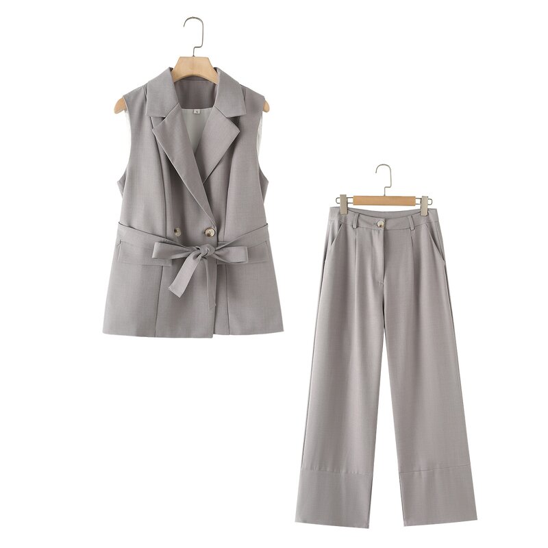 Vest and Pants Suit Manufacturer - OEM Custom PB&ZA Set 2 Pieces 2024