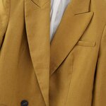 Blazer Coat Manufacturer - OEM Custom PB&ZA Women 2023 Summer Linen Double