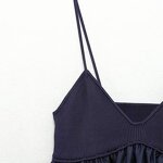 Halter Top Manufacturer - OEM Custom PB&ZA Women 2022 Autumn Patchwork