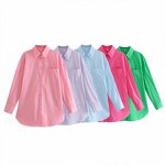 Women's Shirt Manufacturer - OEM Custom BMURHMZA Five Color Cotton Pocket