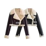 Cropped Jacket Manufacturer - OEM Custom PB&ZA Women 2024 Winter Fashion