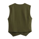 Cardigan Vest Manufacturer - OEM Custom PB&ZA Women 2023 Asymmetric
