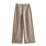 Pants Manufacturer - OEM Custom PB&ZA Women 2024 Spring Patchwork Design