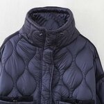 Jacket Coat Manufacturer - OEM Custom PB&ZA Women Fashion Winter Pocket