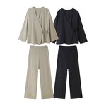 Shirts Pants Suit Manufacturer - OEM Custom PB&ZA Set 2 Pieces 2025 Tie