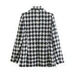 Blazer Manufacturer - OEM Custom PB&ZA Women's Clothing 2022 Houndstooth
