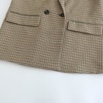 Blazer Coat Manufacturer - OEM Custom PB&ZA Women 2024 Autumn Double