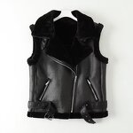 Fur Vest Manufacturer - OEM Custom PB&ZA Women 2022 Winter One Sleeveless