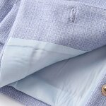 Blazer Coat Manufacturer - OEM Custom PB&ZA Women 2024 Clamshell Trim Short