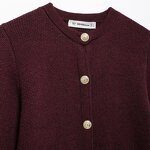 Knit Sweater Manufacturer - OEM Custom PB&ZA Women 2024 Autumn Gold Lace