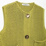 Knitting Vest Manufacturer - OEM Custom PB&ZA Women 2024 Autumn Coarse