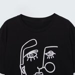 Embroidered T-shirt Manufacturer - OEM Custom PB&ZA Women Short Sleeve