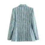 Blazer Coat Manufacturer - OEM Custom PB&ZA Women 2022 Autumn Double