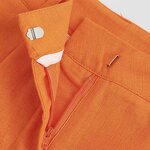 Shorts Manufacturer - OEM Custom PB&ZA Women 2023 Autumn Flax Blend