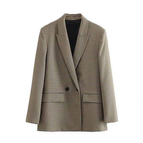 Blazer Coat Manufacturer - OEM Custom PB&ZA Women 2024 Autumn Double