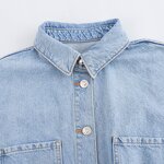 Jeans Jumpsuits Manufacturer - OEM Custom PB&ZA Women 2024 Summer Short