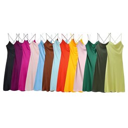 Dress Manufacturer - OEM Custom PB&ZA Women 2023 Summer Back Strap Design