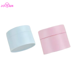 批发各种型号的蓝色和粉红色的塑料化妆品罐眼霜空乳液包装