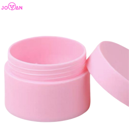 批发各种型号的蓝色和粉红色的塑料化妆品罐眼霜空乳液包装