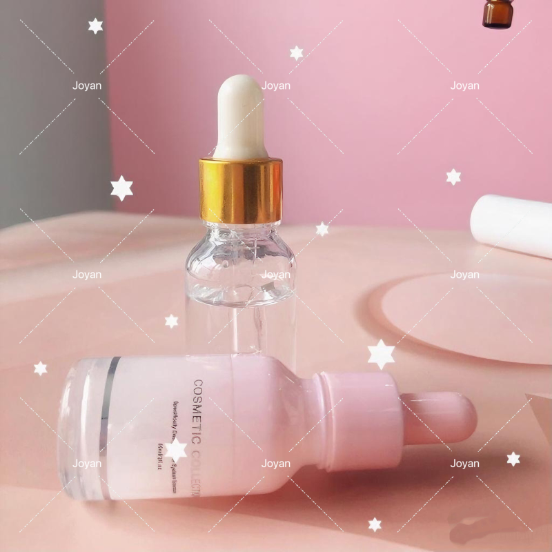 Rose Golden Droppe Serum Bottle 5ml to 50ml Sizes with Screw Seal Essential Oil Bottles for Skin Care MOQ 1000pcs