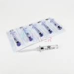 热销0.3ml TBZBK安瓿英文版护肤品塑料蓝瓶