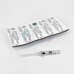 热销0.3ml TBZBK安瓿英文版护肤品塑料蓝瓶