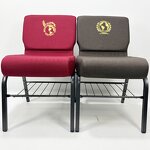 Church Chair Supplier - Sillas Para Iglesia With Book Rack