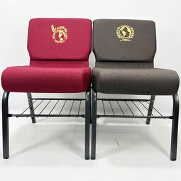 Church Chair Supplier - Sillas Para Iglesia With Book Rack