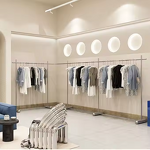 Display Stand Factory - Minimalist for Clothing Store Hanging Shelf