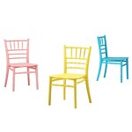 Outdoor Chair Supplier - Polypropylene Water Proof Fancy Yellow