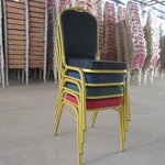 Banquet Chair Supplier - High-quality Stackable Cushioned Custom