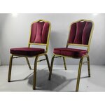 Banquet Hall Chair Supplier - Commercial Stacking Metal Outdoor