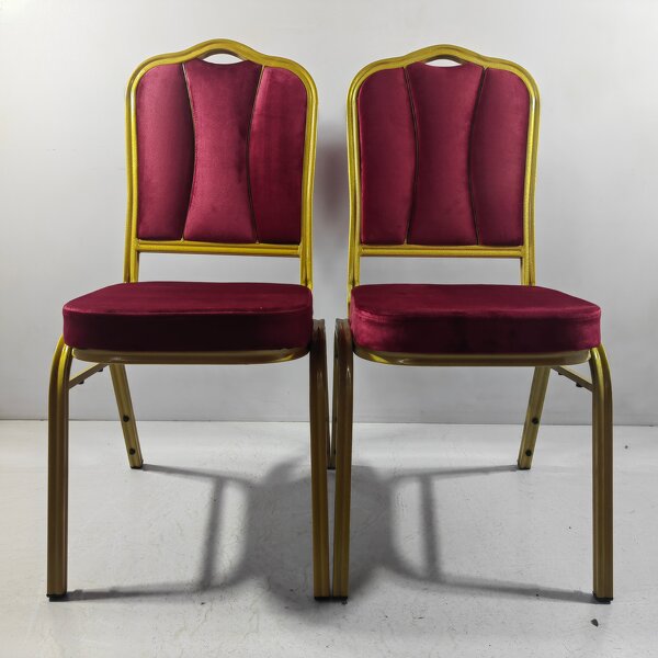 Banquet Hall Chair Supplier - Commercial Stacking Metal Outdoor