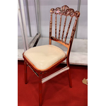 Tiffany Chairs Supplier - Commercial Metal Frame Luxury Gold