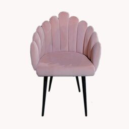 Dining Chair Supplier - Velvet Arm Hotel Restaurant Fabric