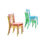 Stackable Wedding Chair Factory - Chiavari Tiffany PP Plastic