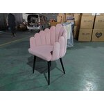 Dining Chair Supplier - Velvet Arm Hotel Restaurant Fabric